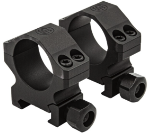 Sig Alpha1 34mm Extra High Rings Alum Matte Bl