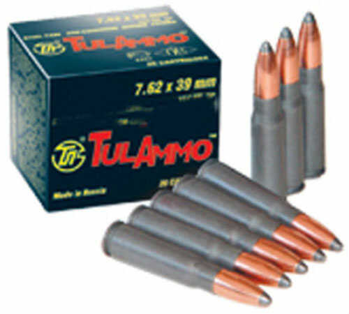 7.62X39mm 640 Rounds Ammunition Tula 122 Grain Hollow Point