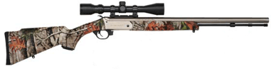 Click to see larger image. Traditions Buckstalker 50 Caliber Muzzleloader G1 Camo Nickel Barrel With ACC R72103572