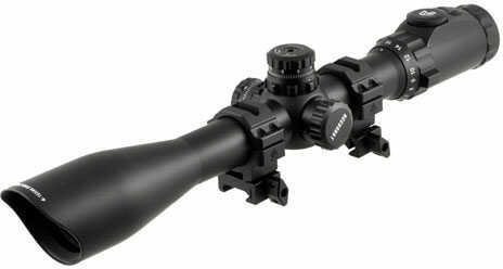 Leapers UTG 4-16x44 Compact Scope 30mm AO 36 Cl Mil Rings