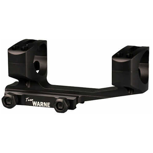 Warne Scope Mounts Generation 2 1" Fits AR Rifles Extended Skeletonized Black Finish XSKEL1TW