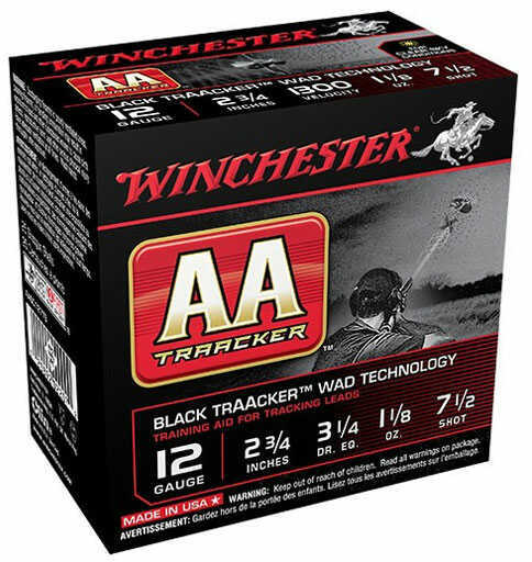 12 Gauge 25 Rounds Ammunition Winchester 2 3/4" 1 1/8 oz Lead #7 1/2