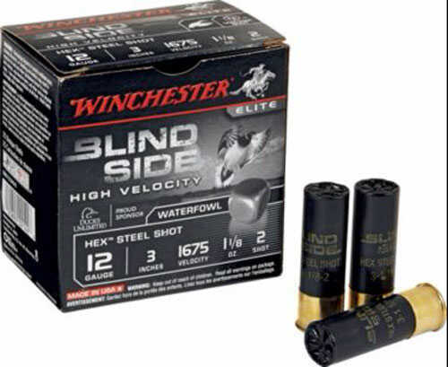 12 Gauge 25 Rounds Ammunition Winchester 3" 1 1/8 oz Copper Plated Lead #BB