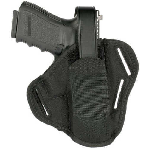 BlackHawk Products Group Ambidextrous 3-Slot Pancake Holster Size 01: 3" - 4" medium frame 32/380 autos - Allows fo 40PC01BK