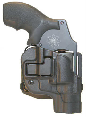BlackHawk Products Group Serpa CF Belt & Paddle Holster Plain Matte Finish S&W J Frame Revolver Right Hand 410520BK-R