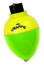 Betts Mr Crappie Snap-On Float Lighted Round 1 1/4in 2pk Md#: M125W-2YG-GL