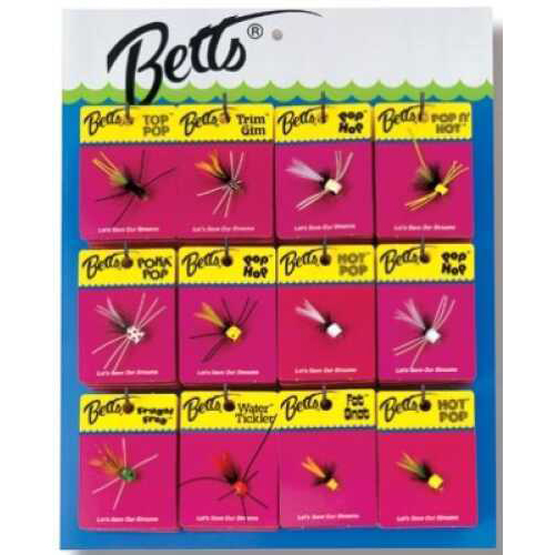 Betts Popper Display 72 Assorted Panfish Poppers Md#: PP6