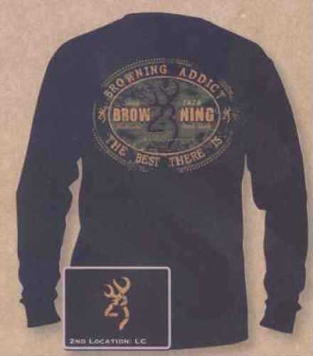 Signature Products Group SPG Apparel Browning Long Sleeve Tee Green/Gold Trademark Chocolate XL BRD0001878XL