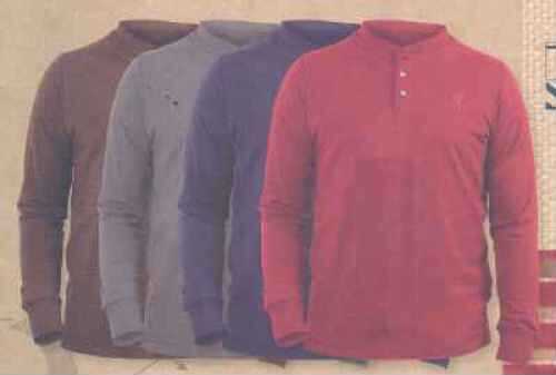 Signature Products Group SPG Apparel Browning Henley Timber Ridge Chestnut LG BRI3012084L