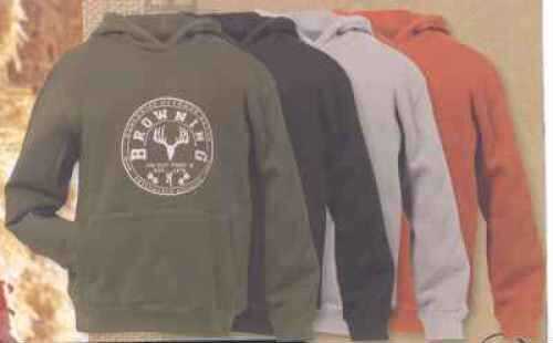 Signature Products Group SPG Apparel Browning Hoodie Youth Heather Gray LG BRI8353001L