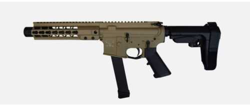 Brigade BM-9 9mm Semi-Auto AR Pistol 9" Barrel (1)-33Rd Glock Mag Included Sba3 No Sights Flat Dark Earth Cerakote Finish