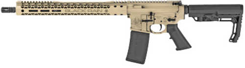 Black Rain Ordnance Billet Rifle Semi-Auto AR15 223 Rem 16" Barrel 1-30 Rd Mag Light Sand Battleworn Cerakote Finish MFT Minimalist Stock