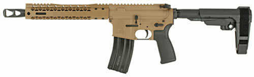 Black Rain Ordnance SPEC15 Semi-automatic Pistol 458 Socom 10.5" Barrel Tigers Eye Brown Finish SB Tactical SBA3 Stabilizing Brace 30 Rd