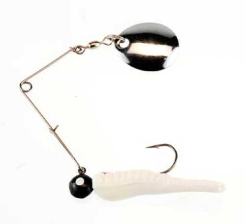 Pure Fishing / Jarden Johnson Beetle Spin Value Pack 1/4oz White Red Dot Md#: BSVP1/4WRD