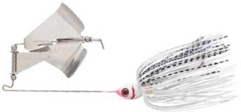 Booyah Clacker Buzzbait 1/4 oz Snow White Shad, Model: BYB14-605