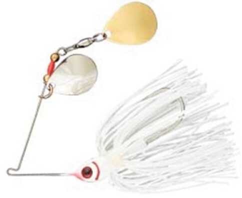 Booyah Double Colorado Spinnerbait 3/8oz Snow White, Model: BYBCC38-615