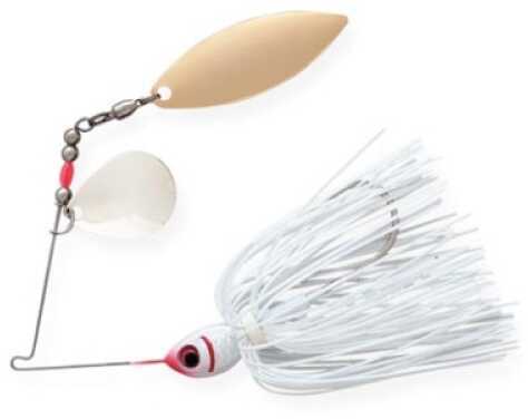 Booyah Tandem Spinnerbait 3/8 oz Snow White, Model: BYBT38-615