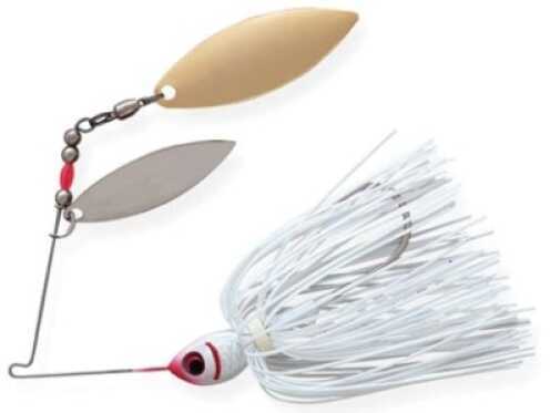 Booyah Double Willow Spinbait 1 Oz Snow White Md#: BYBW10-615