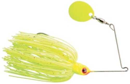 Booyah Micro Pond Magic Spinnerbait 1/8oz Colorado Lightning Bug Model: BYMPM18-691