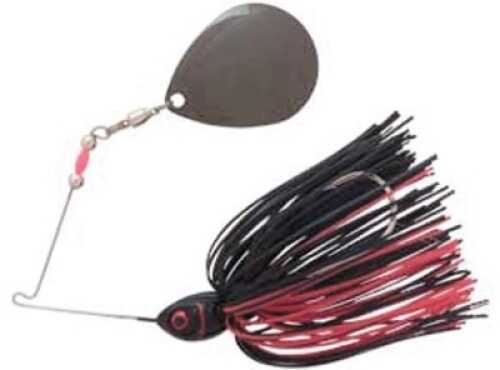 Booyah Moontalker Spinnerbait 3/4oz Black Red Md#: BYMT34-<span style="font-weight:bolder; ">603</span>