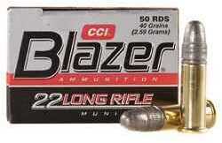 22 Long Rifle 50 Rounds Ammunition CCI 40 Grain Lead