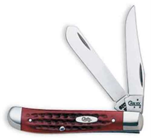 Case Cutlery MINI TRAP 2BL 3.5" RED BONE 784