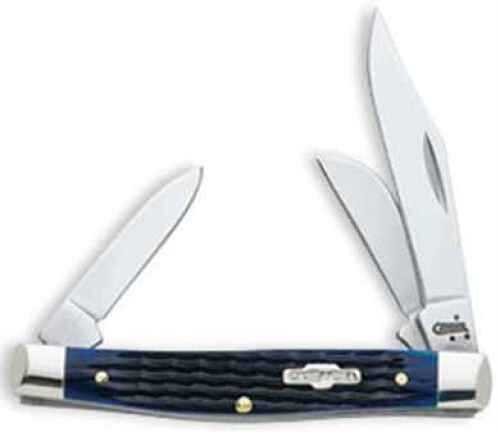 Case Cutlery Knife Blue Bone Medium Stockman 02801