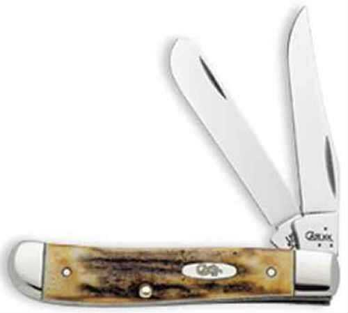 Case Cutlery Knife Genuine Stag Mini Trapper 05534