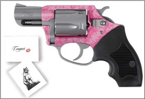Charter Arms 38 Special Undercover Lite Cougar 5 Round 2" Barrel SA/DA Pink Camo/Stainless Steel Revolver 53833
