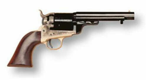 Cimarron 1851 Richards -Mason Conversion Revolver With Navy Grip 38 Special 7 1/2" Barrel Case/Charcoal Blue