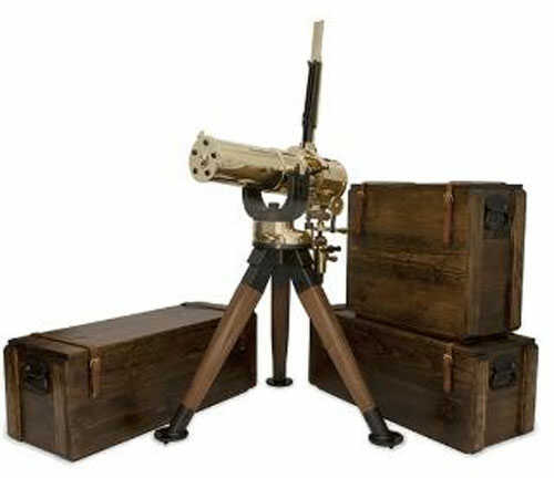 Colt Gatling Gun 1877 HS Bulldog 5 Barrel 45-70 Government Caliber Tripod The Real Thing!