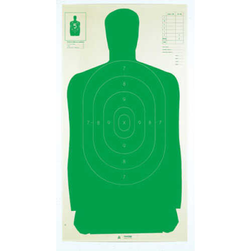 Champion Traps and Targets LE B27FSA paper silhouette - Green 24" x 45" 100 pack 40732