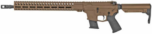 CMMG MK57 Resolute 300 Semi-Auto AR15 Rifle 5.7X28mm 16.1" Barrel 1:9 Twist Aluminum Frame 1-20 Rd Mag Midnight Bronze Cerakote Finish
