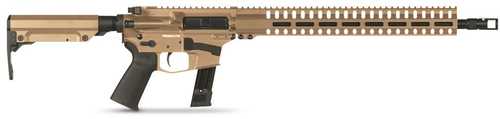 CMMG Resolute 300 MK17 Semi-Auto Rifle 9mm 16" Barrel 1-21Rd Mag Flat Dark Earth Synthetic Finish