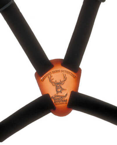Crooked Horn The Original Slide and Flex Bino-System Black Eliminates neck fatigue - Elastic straps allow binos t BS125