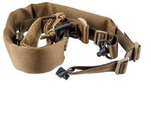 Viking Tactics V-TAC Padded Sling With Cuff Assemblydded Sling With Cuff Assembly 1" Width 2-Point Nylon, Coyote