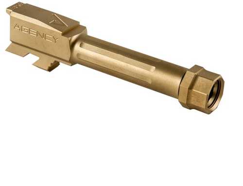 Agency Arms Llc Threaded Mid Line Barrel G43 Titanium Nitride 9mm Luger