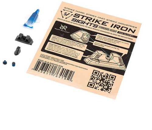 Strike Industries Strike Iron Sight Set For Glock, Standard Height