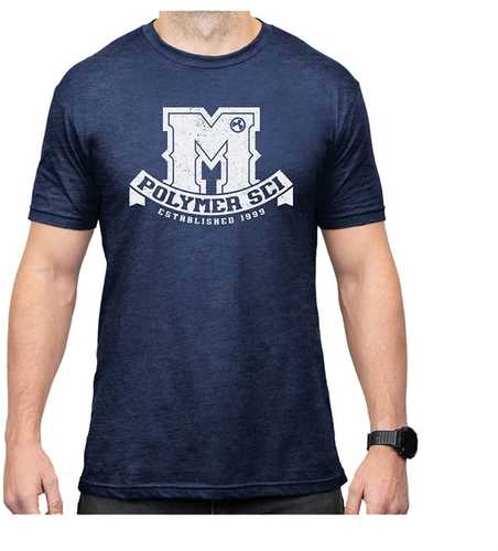 Magpul Industries University Blend T-Shirt Navy Heather Small Model: MAG1232-411-S