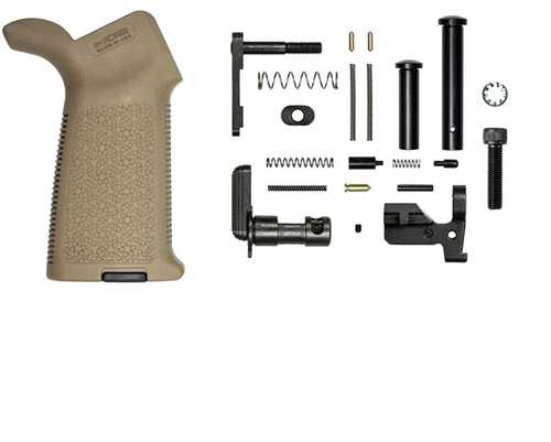 Aero Precision AR .308 M5 Lower Parts KITS with MOE Grip, No FCG