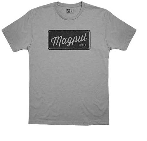 Magpul Industries Rover Block CVC T-Shirts Athletic Heather Small Model: MAG1116-030-S