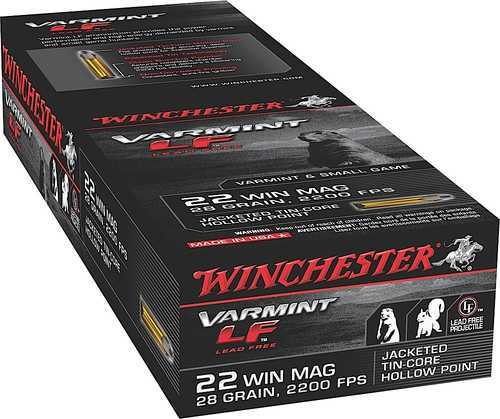 Varmint LF Ammo 22 Mag 28Gr Jacketed Hollow Point