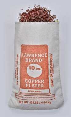 Lawrence Brand Copper-Plated Lead Shot #5 10lbs. Bag
