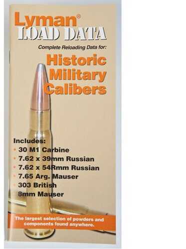 Lyman Load Data Book Old Military Calibers 9780016