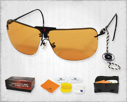 Radians RSG-3 Glasses 3 Interchangeable Lenses - Clear Orange & Amber RSG-3LKBX