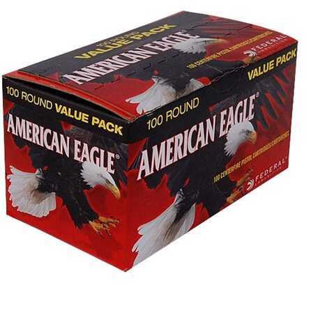 9mm Luger 100 Rounds Ammunition Federal Cartridge 115 Grain Full Metal Jacket