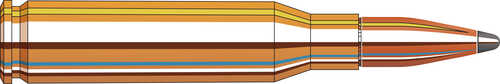 <span style="font-weight:bolder; ">7mm</span>-08 Remington 20 Rounds Ammunition Hornady 139 Grain Soft Point