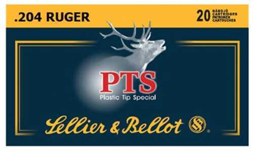204 Ruger 20 Rounds Ammunition Sellier & Bellot 32 Grain Polymer Tip