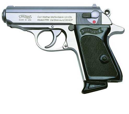 Walther PPK 380 ACP Stainless Steel Semi Automatic Pistol 2246001