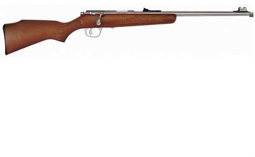 Marlin XT-22YS1 (Compact) Rifle 22 Short Long 16 1/4" Polished Stainless Steel Barrel Hardwood Stock Round